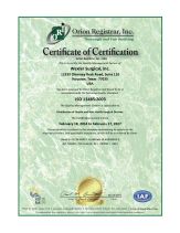 ISO Certificate